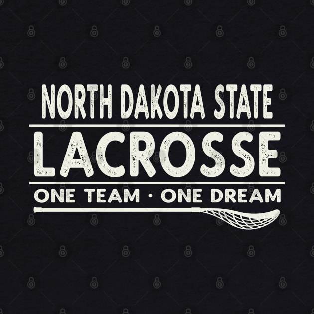 North Dakota State Lacrosse One Team One Dream by tropicalteesshop